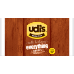 Udi's Gluten Free Everything Soft & Chewy Bagels, 5 bagels