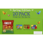 Cheez-It Original 20 Pack Baked Snack Crackers, 1 oz, 20 ct