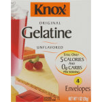 Knox Original Unflavored Gelatine, 4 envelopes