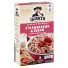 Quaker Instant Strawberries & Cream Oatmeal, 1.05 oz, 8 ct
