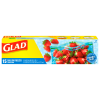Glad Freezer Extra Wide Seal Gallon Zipper Bags, 3.78 l, 15 ct