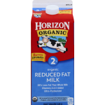 Horizon Organic 2% Reduced Fat Organic Milk, .5 gal
