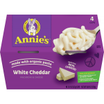 Annie's White Cheddar Macaroni & Cheese, 2.01 oz, 4 ct