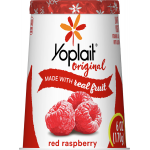 Yoplait Original 99% Fat Free Red Raspberry Low Fat Yogurt, 6 oz