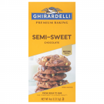 Ghirardelli Semi-Sweet Chocolate Baking Bar, 4 oz