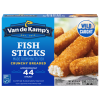 Van de Kamp's 100% Real Fish Crunchy Fish Sticks, 24.6 oz, 44 ct