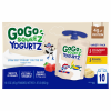GoGo Squeez Yogurt On the Go, Low Fat, Strawberry/Banana, Variety Pack, 10 Pack, 3 oz, 10 ct