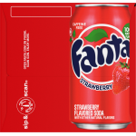 Fanta Strawberry Fridge Pack Soda, 12 fl oz, 12 ct