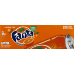 Fanta Orange Soda Caffeine Free, 12 oz 12 ct