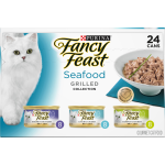 Purina Fancy Feast Gourmet Grilled Seafood Collection Cat Food, 3 oz, 24 ct