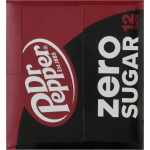 Dr Pepper Zero Sugar 12 Pack Soda, 12 fl oz, 12 ct