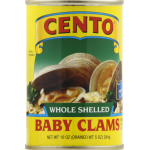Cento Baby Whole Shelled Clams, 10 oz