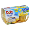 Dole No Sugar Added Pineapple Tidbits, 4 oz cups, 4 ct