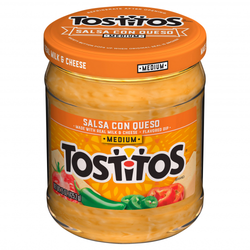 Tostitos Salsa Con Queso Medium Dip, 15 oz