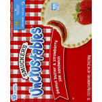 Smucker's Uncrustables Peanut Butter & Strawberry Jam Sandwich, 10 ct