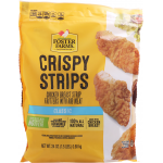 Foster Farms Chicken Breast Strip Fritters With Rib Meat Crispy Strips, 24 oz