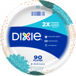 Dixie Everyday 9" Paper Plates, 90 ct