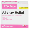 TopCare 25 mg Capsules Allergy Relief, 48 capsules