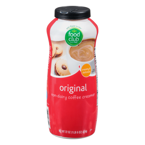 Food Club Non-Dairy Original Coffee Creamer, 22 oz