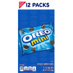 Oreo Mini 12 Pack Chocolate Sandwich Cookies, 1 oz, 12 ct