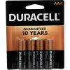 Duracell Coppertop Alkaline AA Batteries, 4 ct
