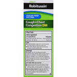 Robitussin Sugar-Free Adult Cough+Chest Congestion DM, 4 fl oz