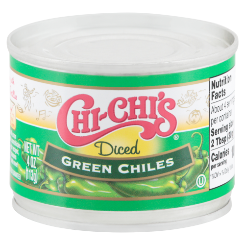 Chi-Chi's Fiesta Diced Green Chilies, 4.25 oz
