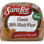 Sara Lee Bread Classic 100% Whole Wheat, 16 oz, 16.0 oz