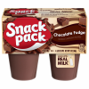 Snack Pack Chocolate Fudge Pudding, 3.25 oz cups, 4 ct