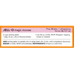 JELL-O Orange Flavor Gelatin Dessert, 6 oz