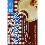 Smucker's Uncrustables Chocolate Flavored Hazelnut Spread Sandwich, 4 ct