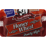 Aunt Millies Honey Wheat Family Style Bread, 22 oz