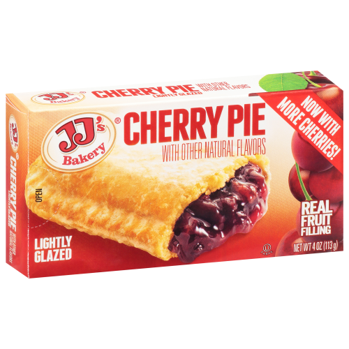 JJ's Bakery Cherry Lightly Glazed Pie, 4 oz