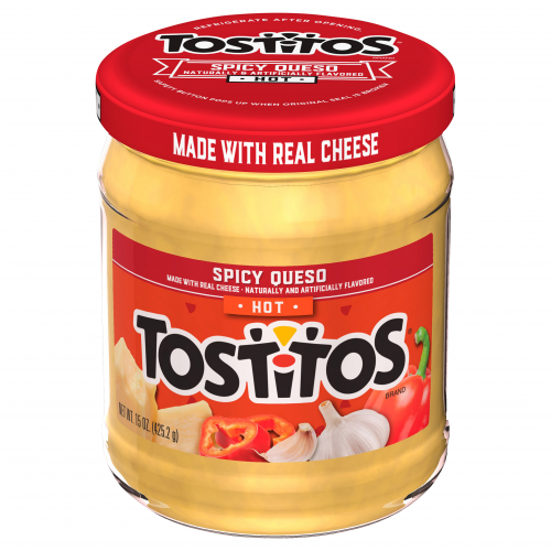 Tostitos Hot Spicy Queso, 15 oz
