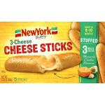 New York Bakery 3-Cheese Cheese Sticks, 5 sticks