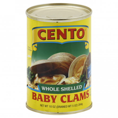Cento Baby Whole Shelled Clams, 10 oz