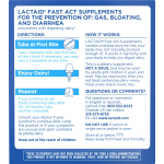 Lactaid Fast Act Vanilla Twist Flavor Chewables Lactase Enzymes Supplement, 32 chewables