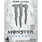 Monster Zero Ultra Energy Drink, 16 fl oz, 4 ct