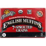 Food For Life English Muffins 7-Sprouted Grains, 16 oz, 6 ct