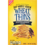 Nabisco Wheat Thins Cracked Pepper & Olive Oil Snacks, 9 oz