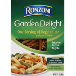 Ronzoni Garden Delight Tricolor Penne Rigate, 12 oz