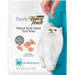 Purina Fancy Feast Hand-Flaked Tuna Cat Treat Packs, 10 ct