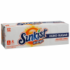 Sunkist Zero Sugar Orange 12 Pack Soda, 12 fl oz, 12 ct