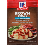 McCormick Brown Gravy Mix, 0.87 oz