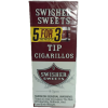 Swisher Sweets Tip Cigarillos, 5 cigars