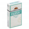 Basic Menthol Silver Pack 100's Flip-Top Box Cigarettes, 20 cigarettes