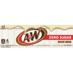 A&W Zero Sugar 12 Pack Root Beer, 12 fl oz, 12 ct