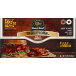 Boar's Head Fully Cooked Traditional Bacon, 2 pouches
