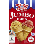 Joy Jumbo Ice Cream Cups, 12 cups