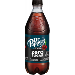 Dr Pepper Zero Sugar Cherry Soda, 20 fl oz